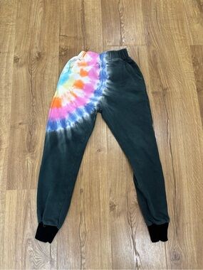 Lola + The Boys Tie Dye Rainbow Jogger Sweatpants